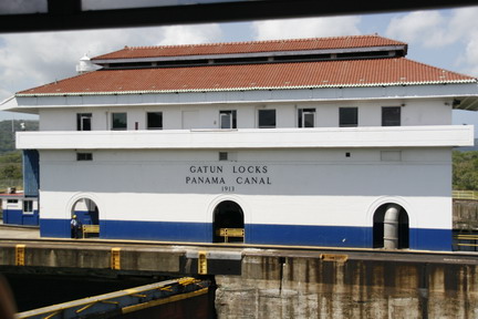 ©2013 The Amusing Muse - 2/14/2013, Panama Canal Lock House, Colon, Panama