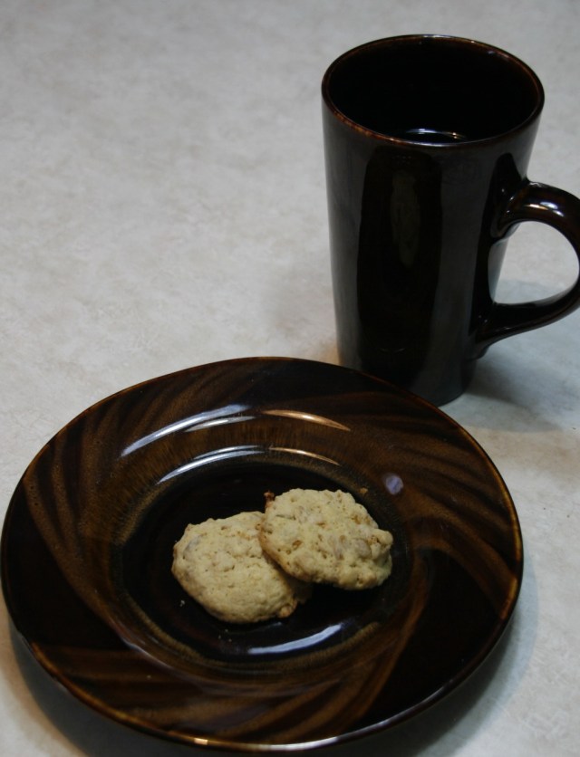 Cookies and coffee.