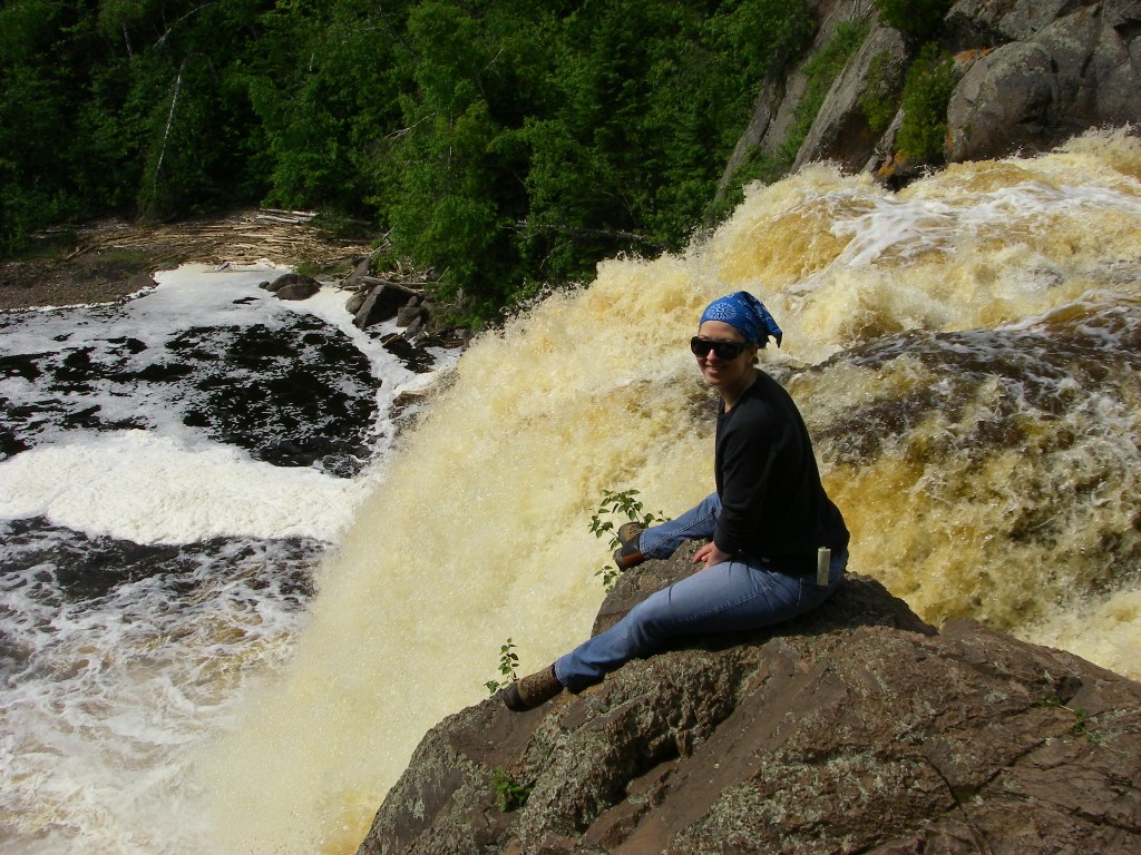 You see that spot down at the bottom... yeah - my ass would have been in Lake Superior. (2011 - Tettegouche State Park, MN)