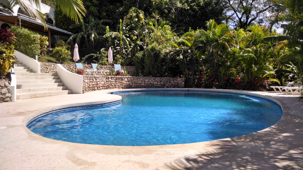 Pool view at Casa Banda.