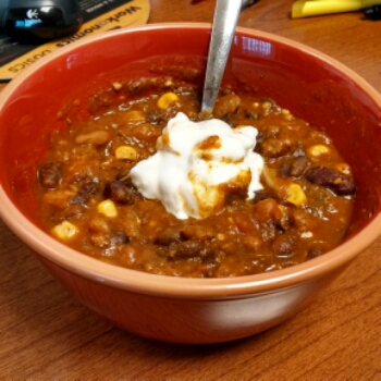 Fancy Coffee Friday: Pumpkin Chili Recipe for Mr. Muse
