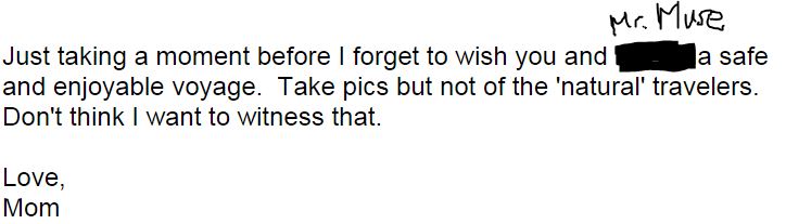 My Mom cracks me up!