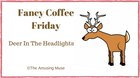The Amusing Muse Fancy Coffee Friday: Deer In The Headlights